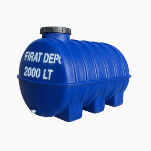 2000 LT Yatay Plastik Su Deposu