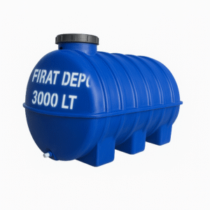 3000 LT Yatay Plastik Su Deposu